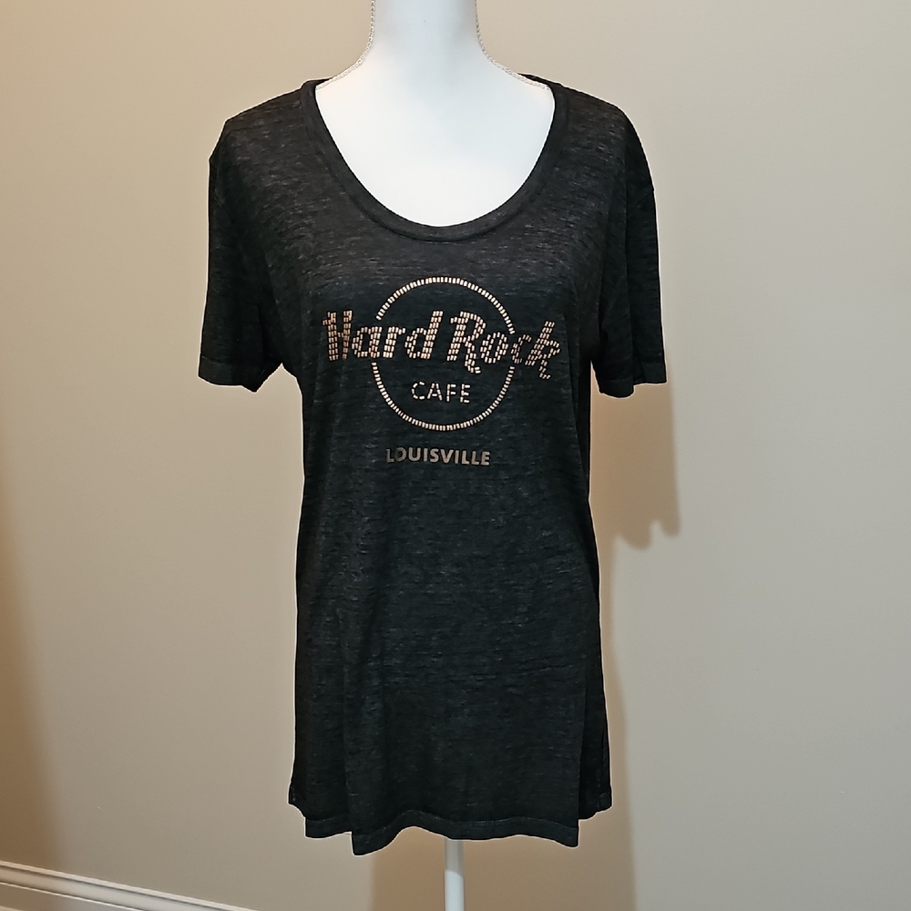 Hard Rock Cafe Black Relaxed Graphic Tee